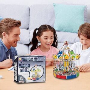 New IQ Toys Carousel Toy for Kids - Merry Go Round Carousel